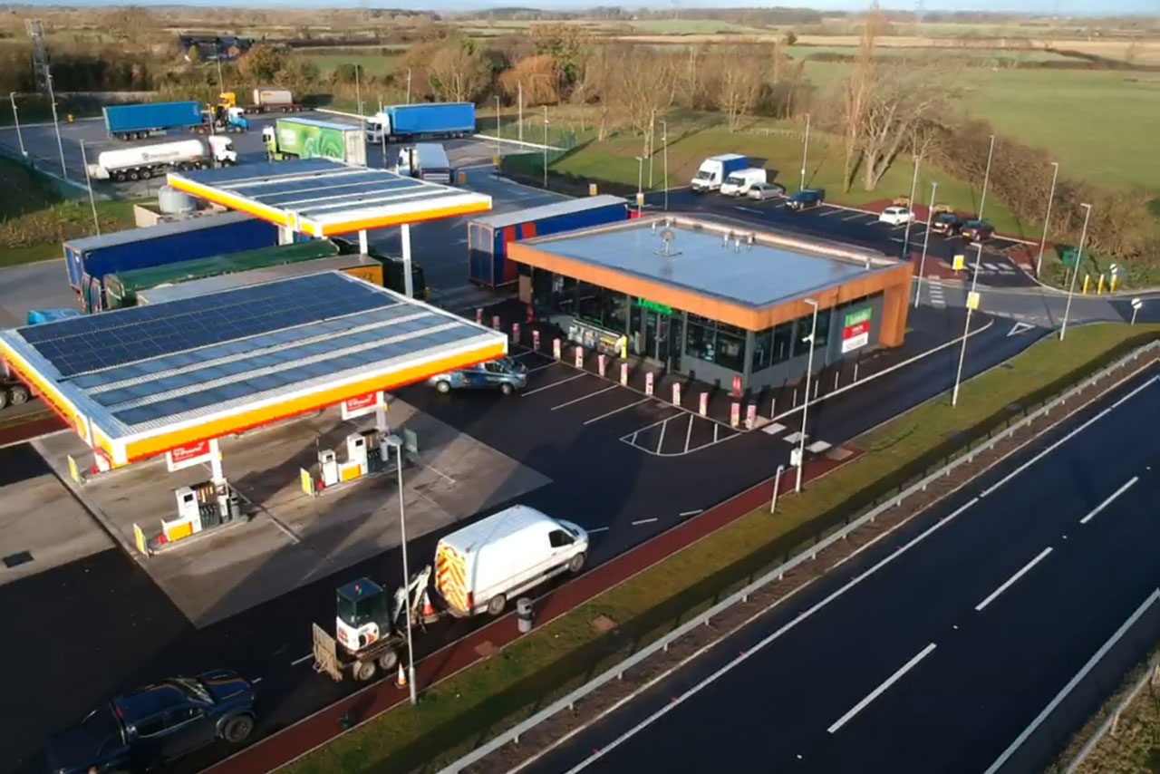 Photo of Exelby service station