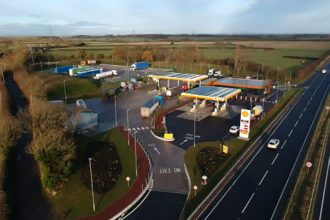 Photo of Exelby service station