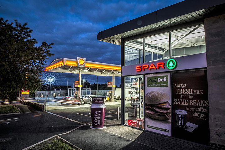 Photo of Chellow Heights service station loading=